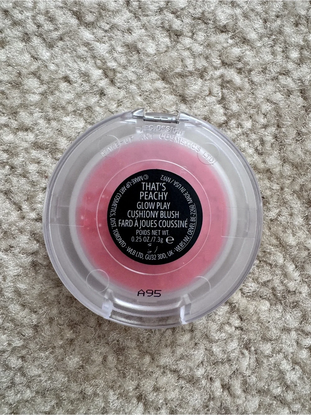 Mac Cosmetics Glow Play Cushiony Blush That’s Peachy